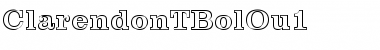 Download ClarendonTBolOu1 Font Download ClarendonTBolOu1 Font