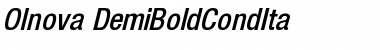 Download Olnova-DemiBoldCondIta Font