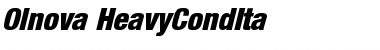 Download Olnova-HeavyCondIta Font Download Olnova-HeavyCondIta Font