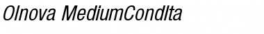 Download Olnova-MediumCondIta Font