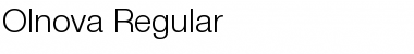 Olnova-Regular Regular Font
