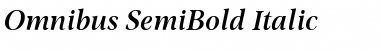 Download Omnibus SemiBold Font