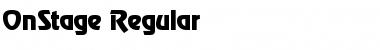 OnStage Regular Font