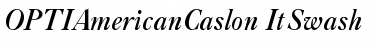 OPTIAmericanCaslon Medium Font