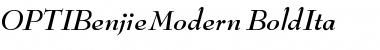 Download OPTIBenjieModern Font