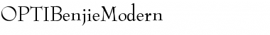 Download OPTIBenjieModern Font