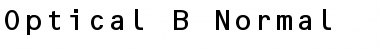 Download Optical B Font