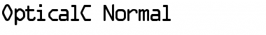 OpticalC Normal Font