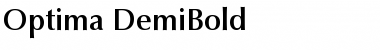 Optima DemiBold Font