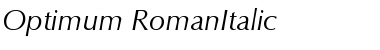 Download Optimum-RomanItalic Font Download Optimum-RomanItalic Font