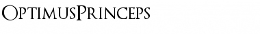 OptimusPrinceps Regular Font