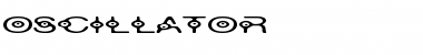 Oscillator Medium Font