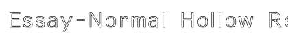 Essay-Normal Hollow Regular