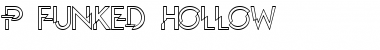 P Funked Hollow Regular Font