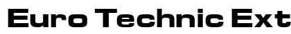 Euro Technic Extended Bold preview