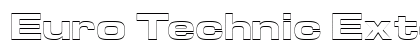 Euro Technic Extended Outline Bold preview
