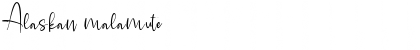 Download Alaskan malamute Font Download Alaskan malamute Font
