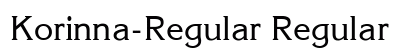 Korinna-Regular Regular