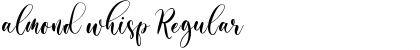 Download almond whisp Font Download almond whisp Font