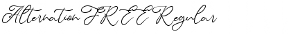 Alternation FREE Regular Font