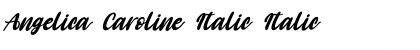 Angelica Caroline Italic Italic Font