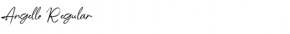 Angello Regular Font