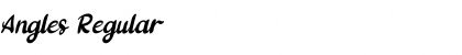 Angles Regular Font