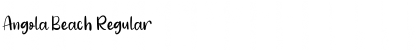 Angola Beach Regular Font