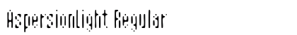 AspersionLight Regular preview