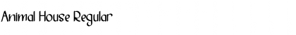 Animal House Regular Font