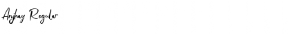 Anjhay Regular Font