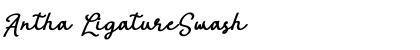 Antha LigatureSwash Font