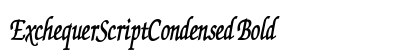 ExchequerScriptCondensed Bold preview