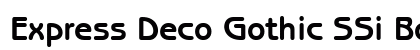 Express Deco Gothic SSi Bold preview
