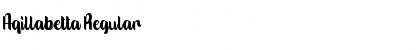 Aqillabetta Regular Font