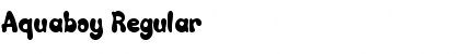 Aquaboy Regular Font