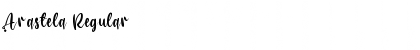 Arastela Regular Font