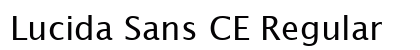 Lucida Sans CE Regular preview