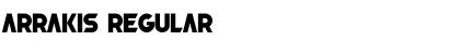Arrakis Regular Font