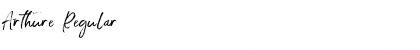 Arthure Regular Font Arthure Regular Font