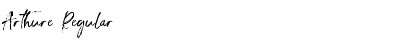 Arthure Regular Font