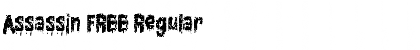 Assassin FREE Regular Font
