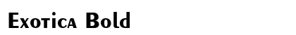 Exotica Bold preview