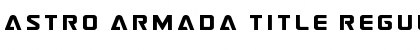 Astro Armada Title Regular Font