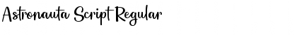 Astronauta Script Regular Font