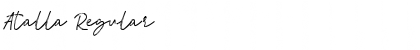 Atalla Regular Font