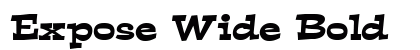Expose Wide Bold preview