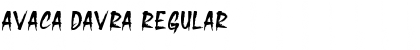 Avaca Davra Regular Font