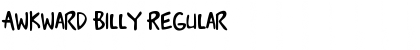 Awkward Billy Regular Font