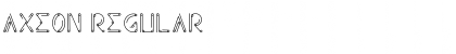 Axeon Regular Font